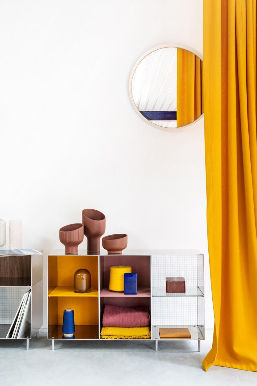 Atelier Belge Модульный открытый книжный шкаф из алюминия Totem sun-id-1478581 - Вид №6