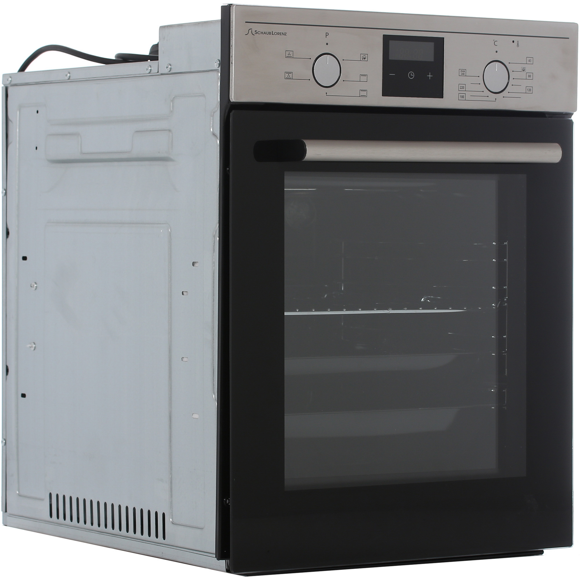 1101718 Электрический духовой шкаф Schaub Lorenz SLB EE4630 серебристый STDN-0038389 - Вид №1