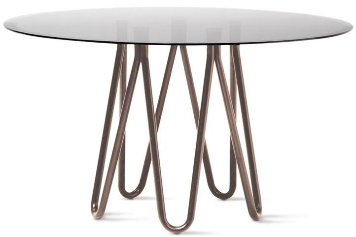 Casamania & Horm Круглый стол из металла и стекла Meduse sun-id-1344702 - Вид №3