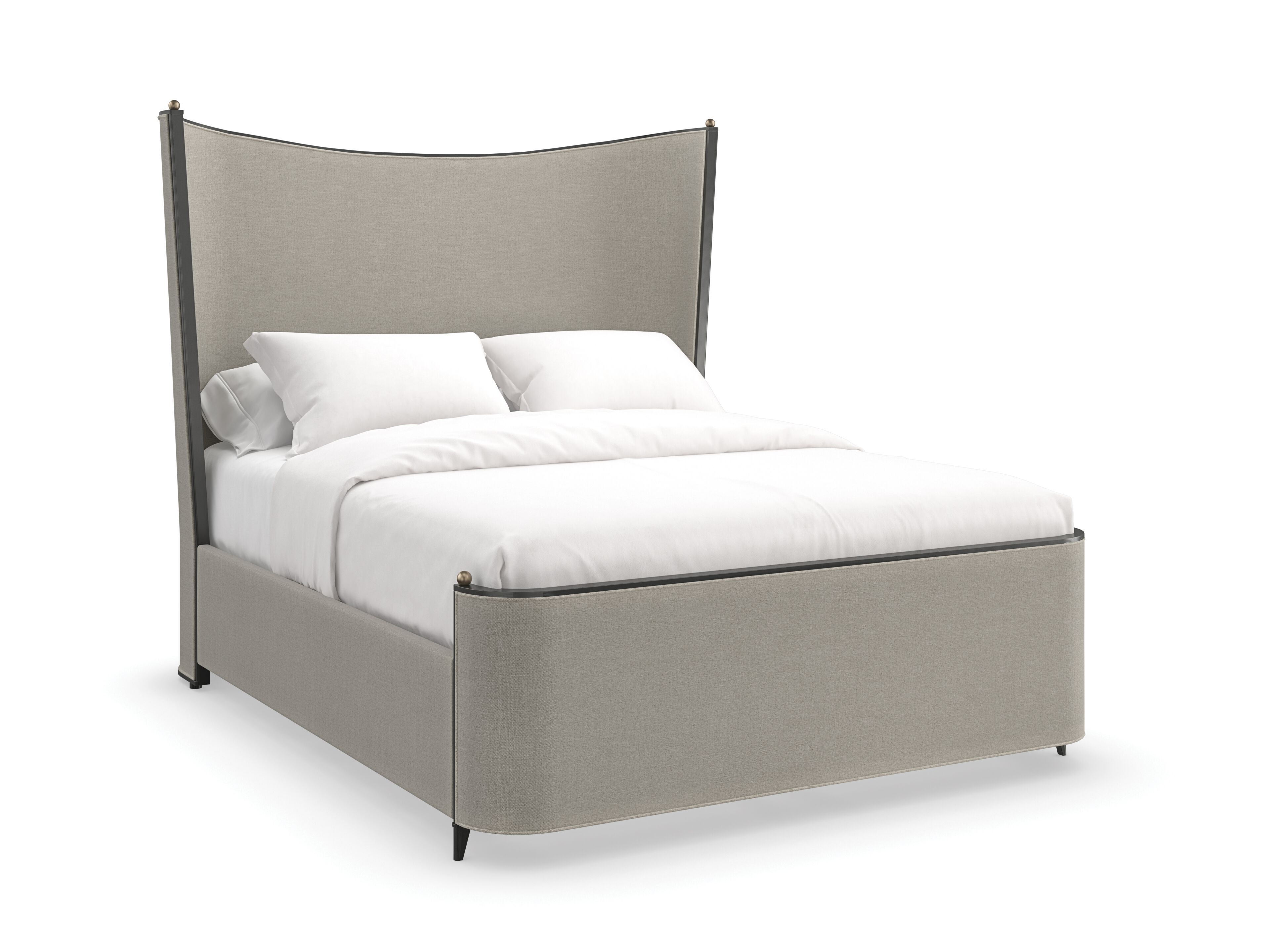 Двуспальная кровать размера "queen-size" из ткани Caracole PROVENCE ARCH-00023011