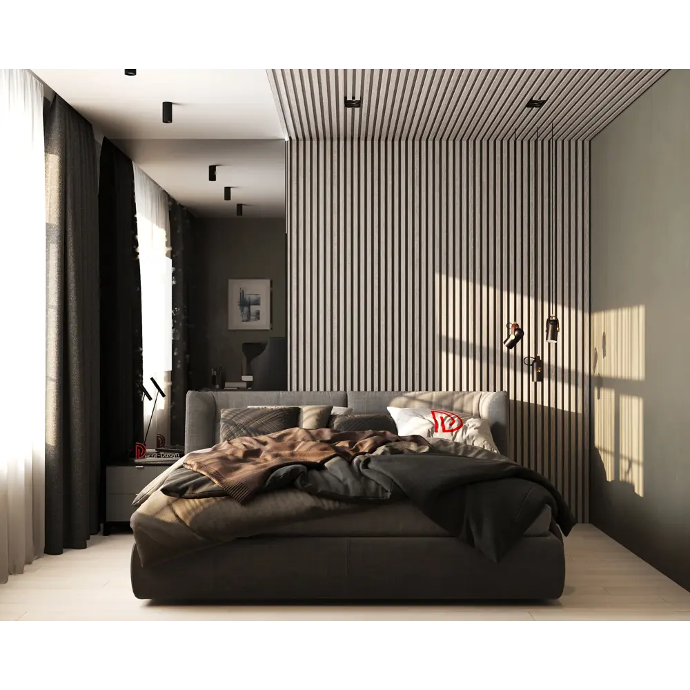 Рейка настенно-потолочная полистирол ударопрочный Decor-Dizayn 618-89 дуб беленый 15x40x3000 мм 85473630 STLM-2135259  - Вид №3