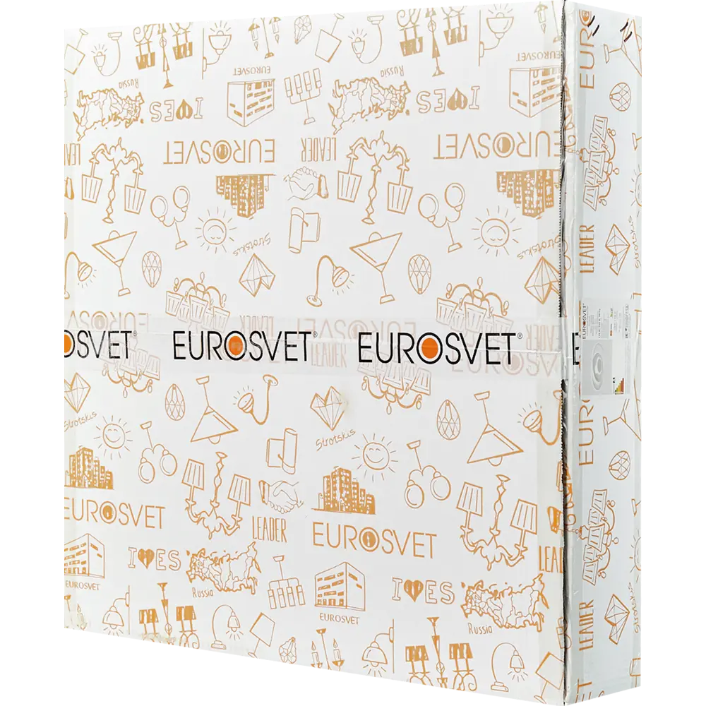 Светильник потолочный светодиодный Eurosvet Caroline 90256/1 с пультом управления, 15 м², регулируемый белый свет, цвет белый 82872415 STLM-2168928  - Вид №8