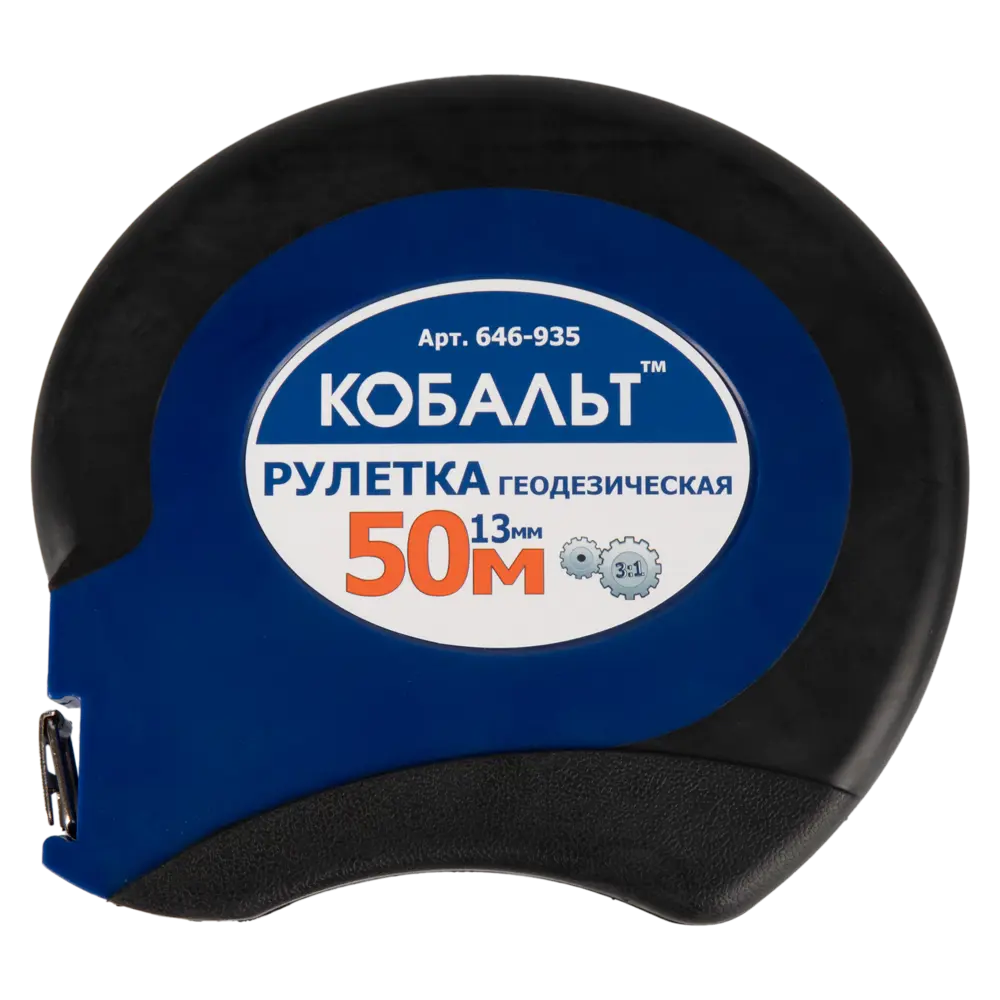 Рулетка измерительная Кобальт 646-935 с двойной шкалой 50 метров 89374068 STLM-1460081 - Вид №3