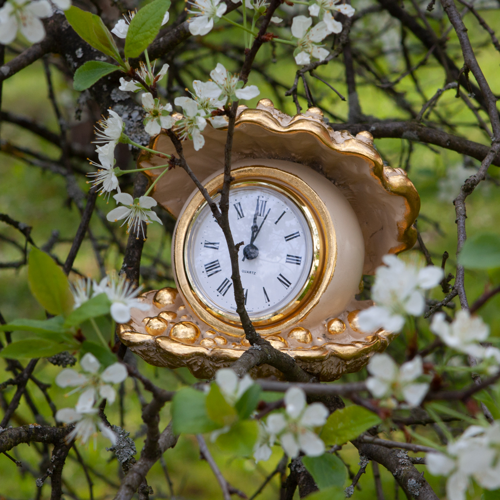 42026 Часы настольные Акойя Айвори BOGACHO 4627163962424 - Вид №6