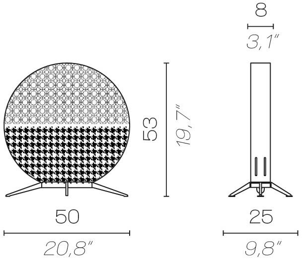 Contardi Напольный светодиодный торшер из ткани Promo outdoor 2020 sun-id-1423804 - Вид №14