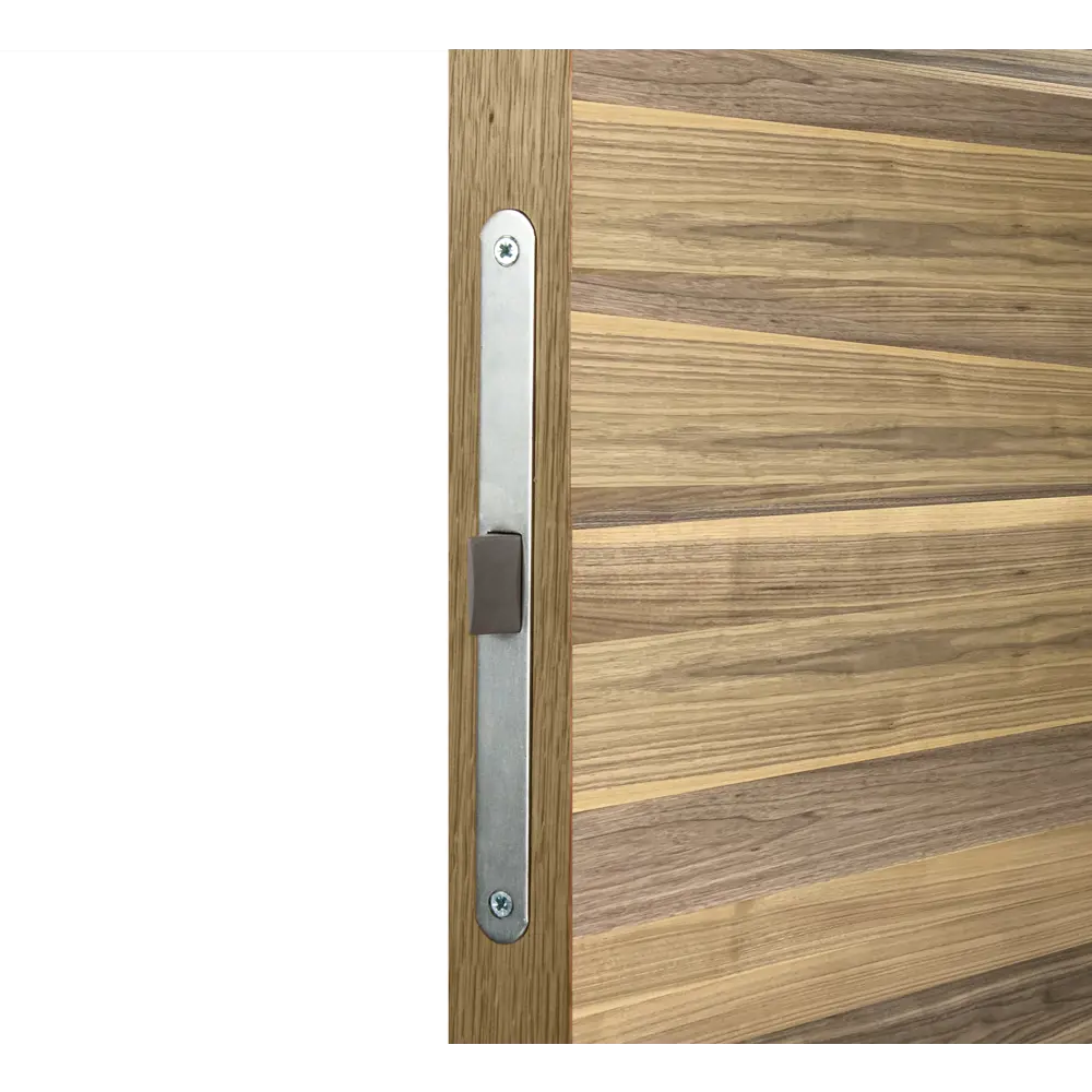 Дверь межкомнатная глухая Loft 60x200 см шпон цвет американский орех с замком и петлями 85325427 STLM-2085593 МАРИО РИОЛИ  - Вид №1