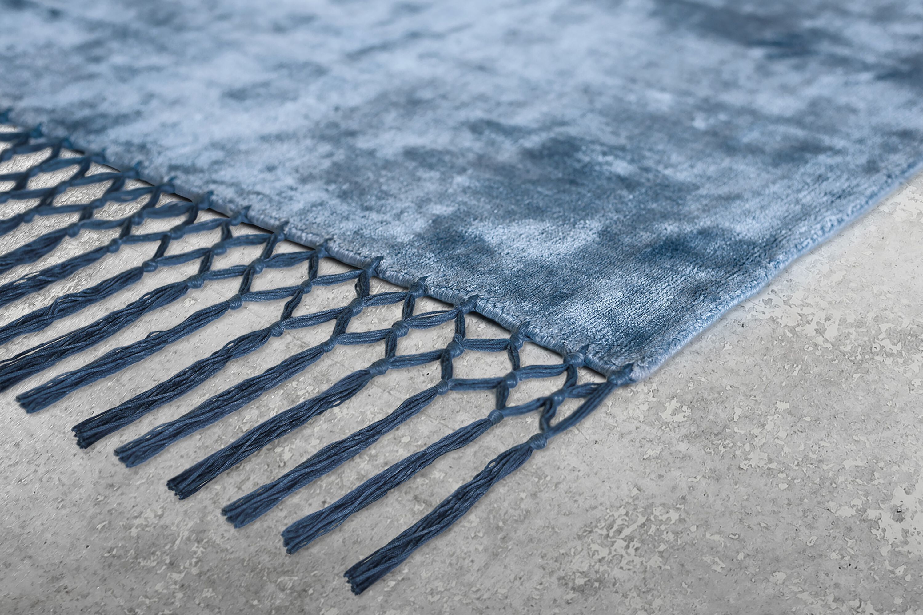 Шелковый прямоугольный ковер ручной работы Baxter FRINGES ARCH-00063107 - Вид №2