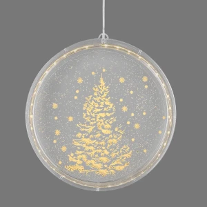 Светильник автономный "Christmas tree 3D round" на батарейках, ? 22 см 82906429 STLM-2162873