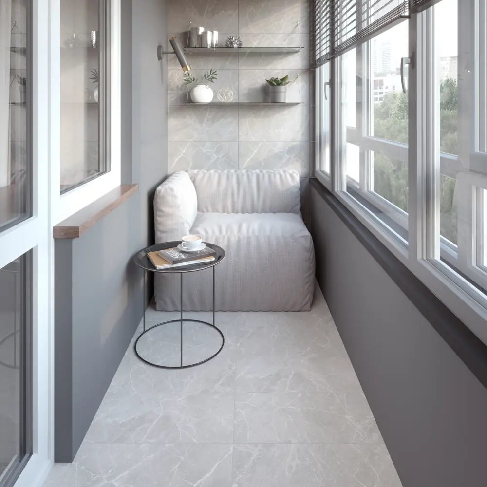 Глазурованный керамогранит LB Ceramics Эпоха 30x60.3 см 1.44 м² матовый цвет камень серый STLM-2028738