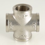 VTr.760.N.0004 Фитинг резьбовой – крестовина Valtec 1/2"  - Вид №4