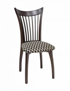 Стул мягкий с деревянной спинкой коричневый Leset "Орегон Палермо" IMPEX  00-3967251 Коричневый