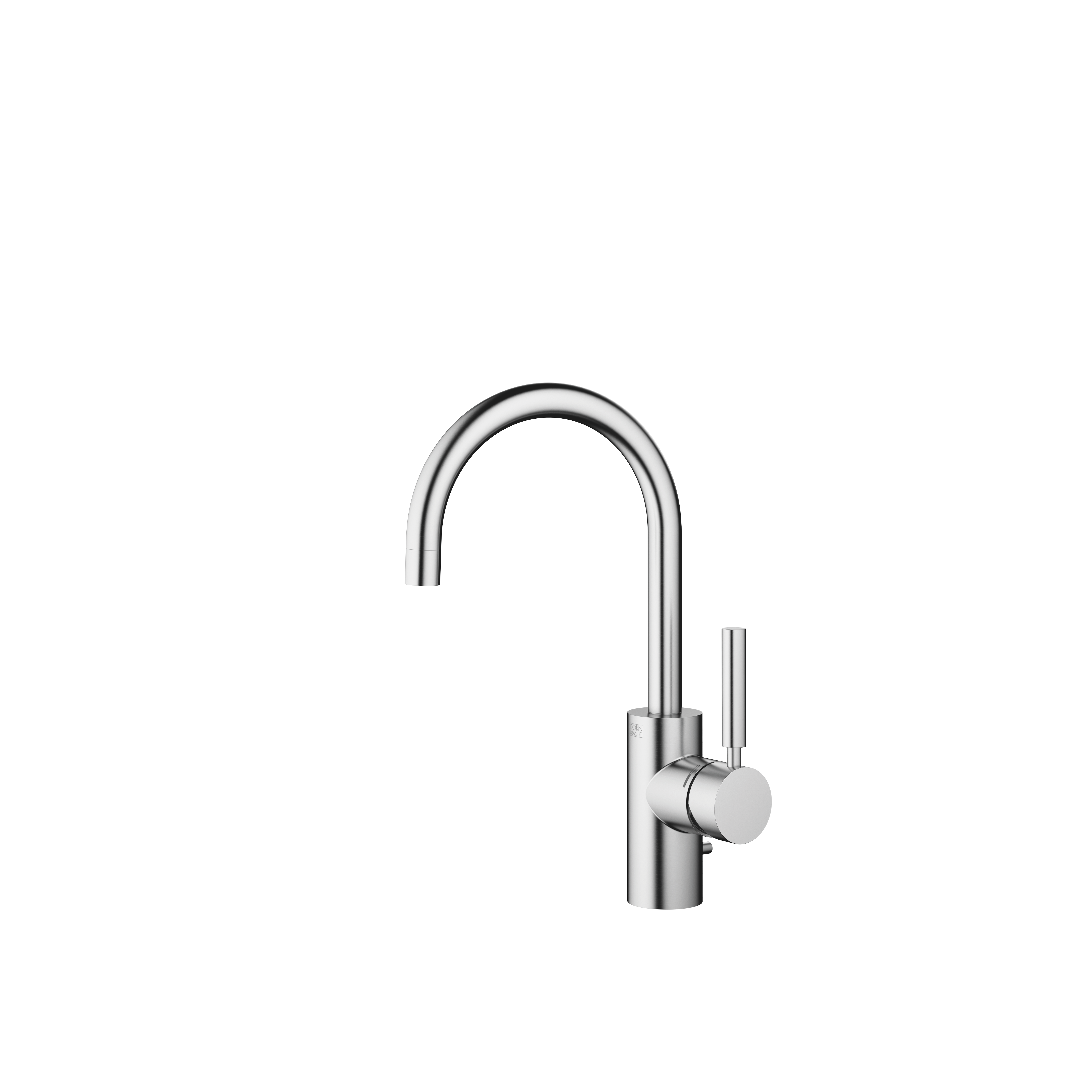 EDITION PRO Смеситель для раковины, однорычажный, со сливом, матовый хром 33515626-93 DornBracht