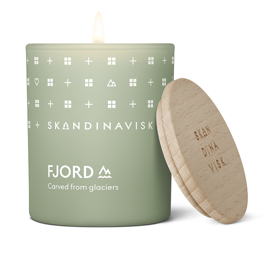 SK20201 Свеча ароматическая fjord с крышкой, 65 г (новая) S K A N D I N A V I S K  - Вид №4