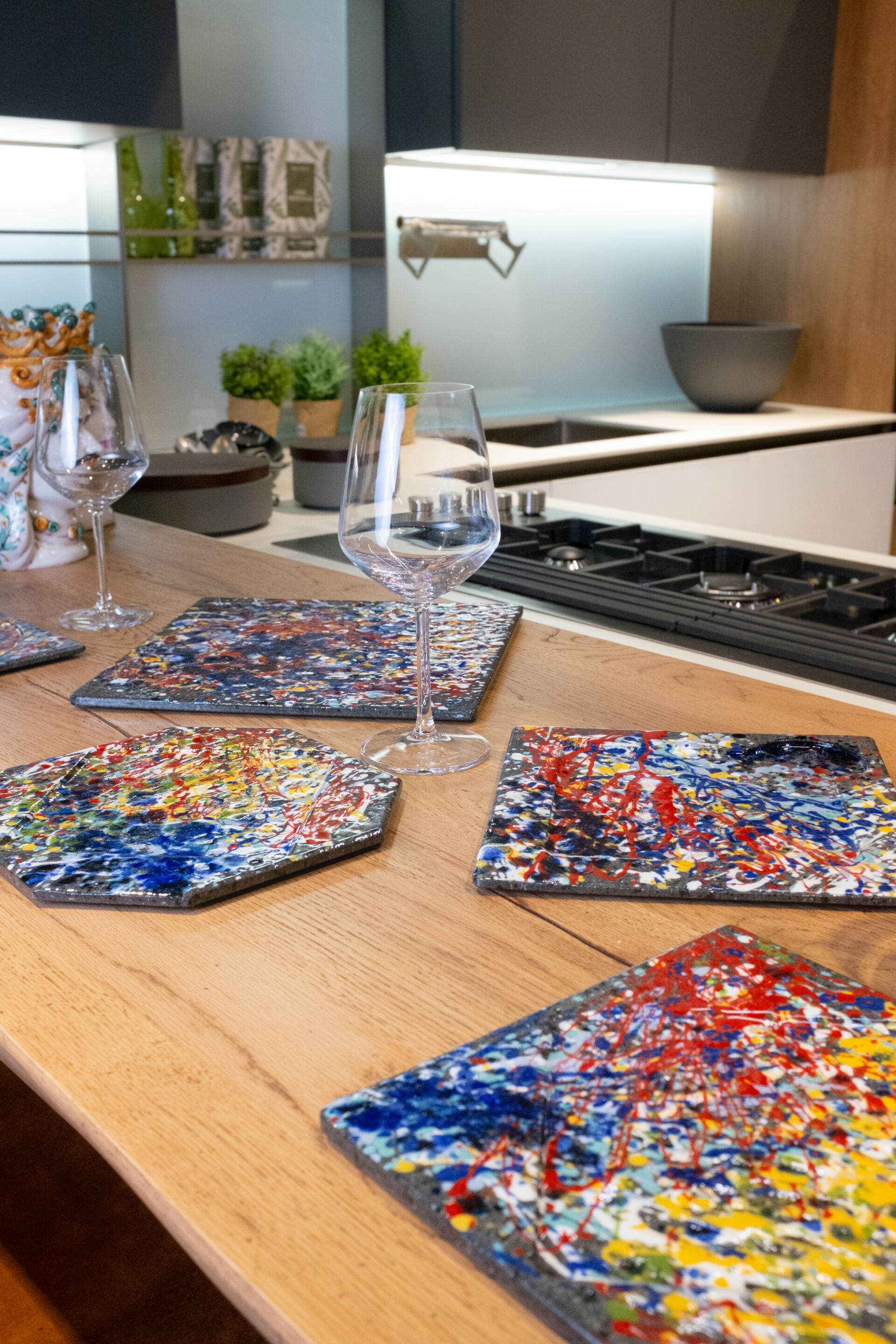 Блюдо из лавового камня Etnea Cuorelavico момент ARCH-00063763 - Вид №17