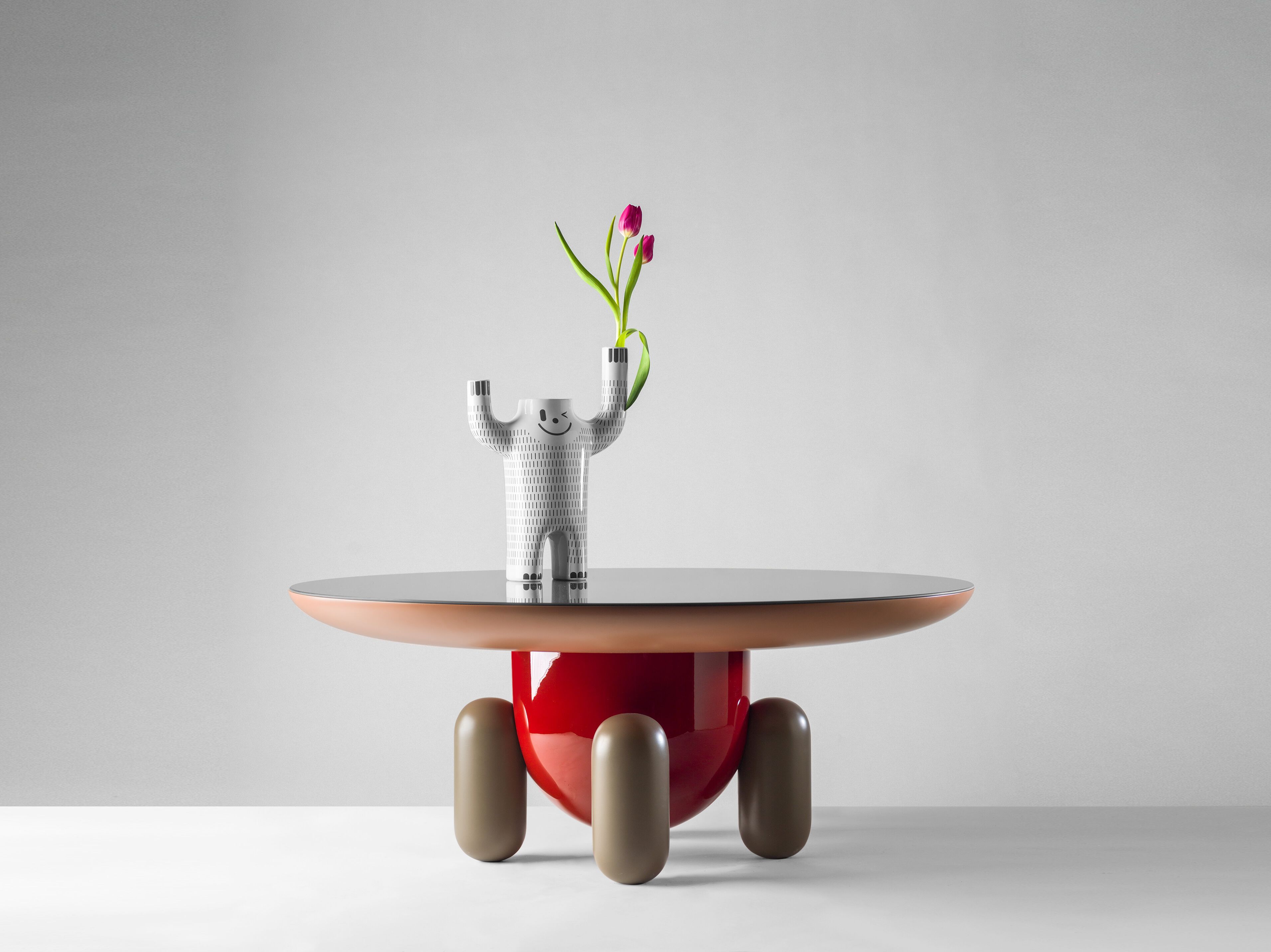 Керамическая ваза BD Barcelona HAPPY YETI ARCH-00002418 - Вид №6