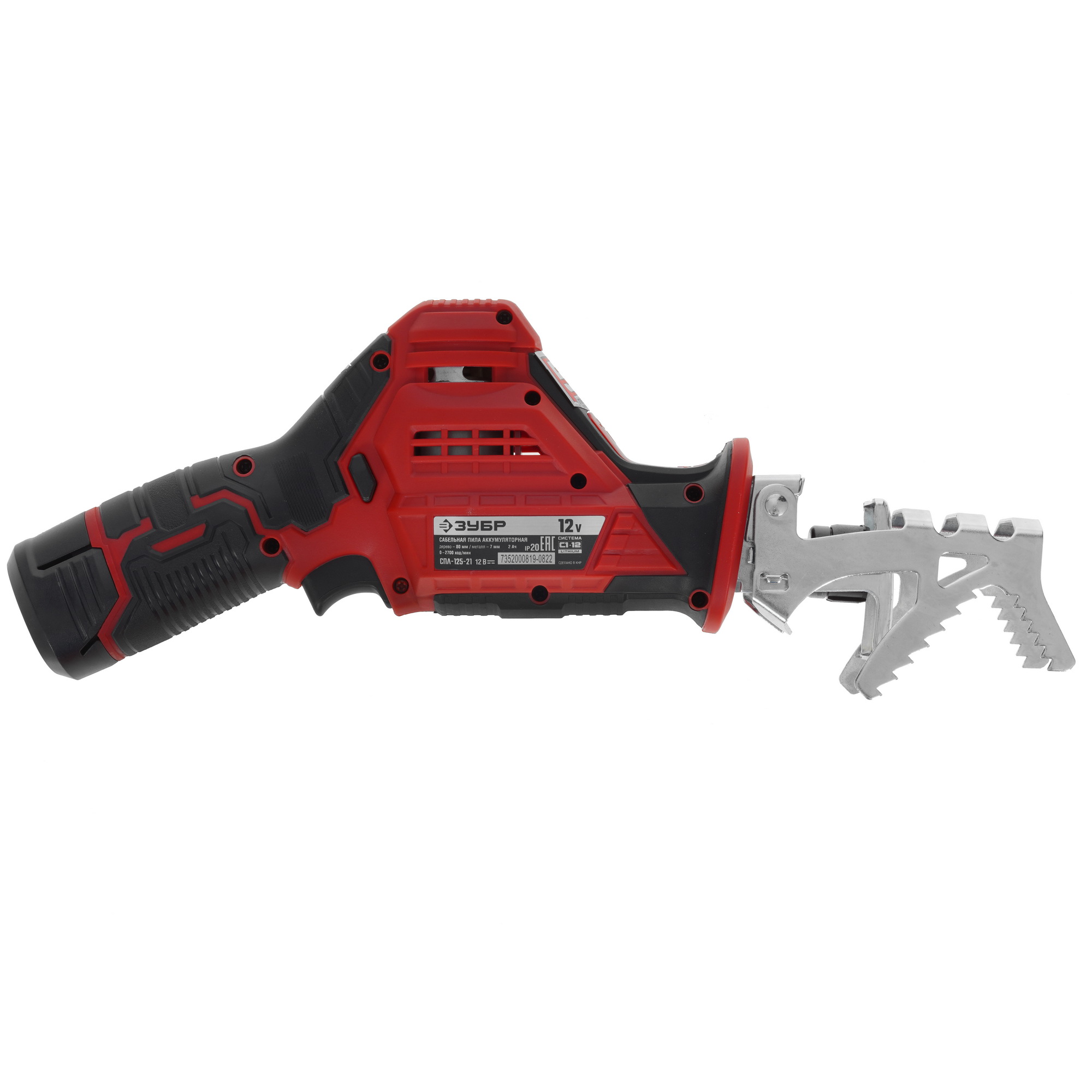 Сабельная пила Зубр СПЛ-125-21 С1-12 12V 9963638 STDN-0025279 - Вид №1