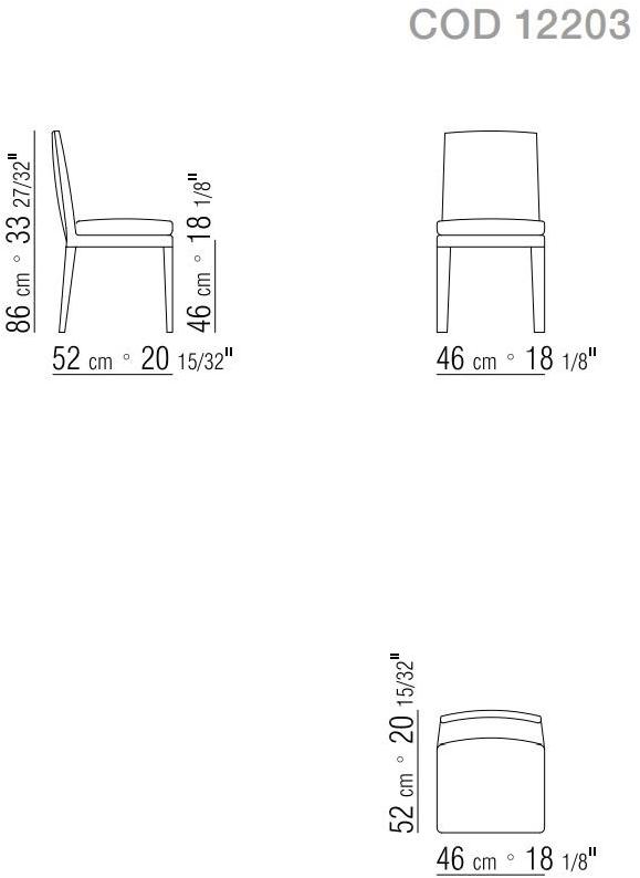 Flexform Стул из мягкой ткани Pat sun-id-1422235 - Вид №2