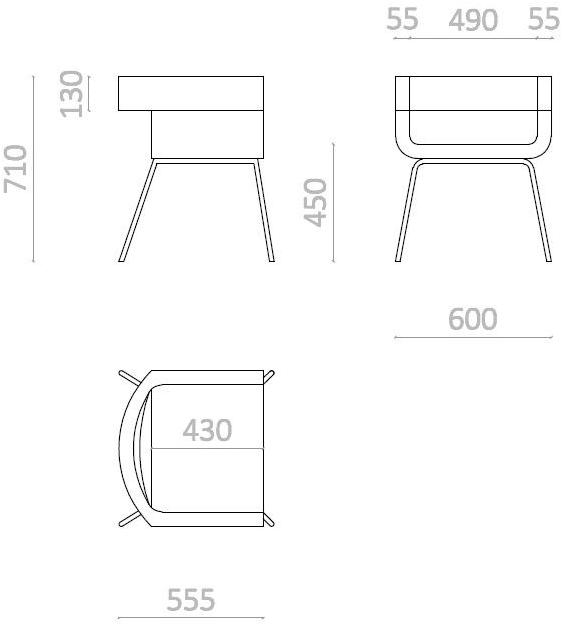 Staygreen Кресло из крафт-бумаги с подлокотниками sun-id-1384999 - Вид №7
