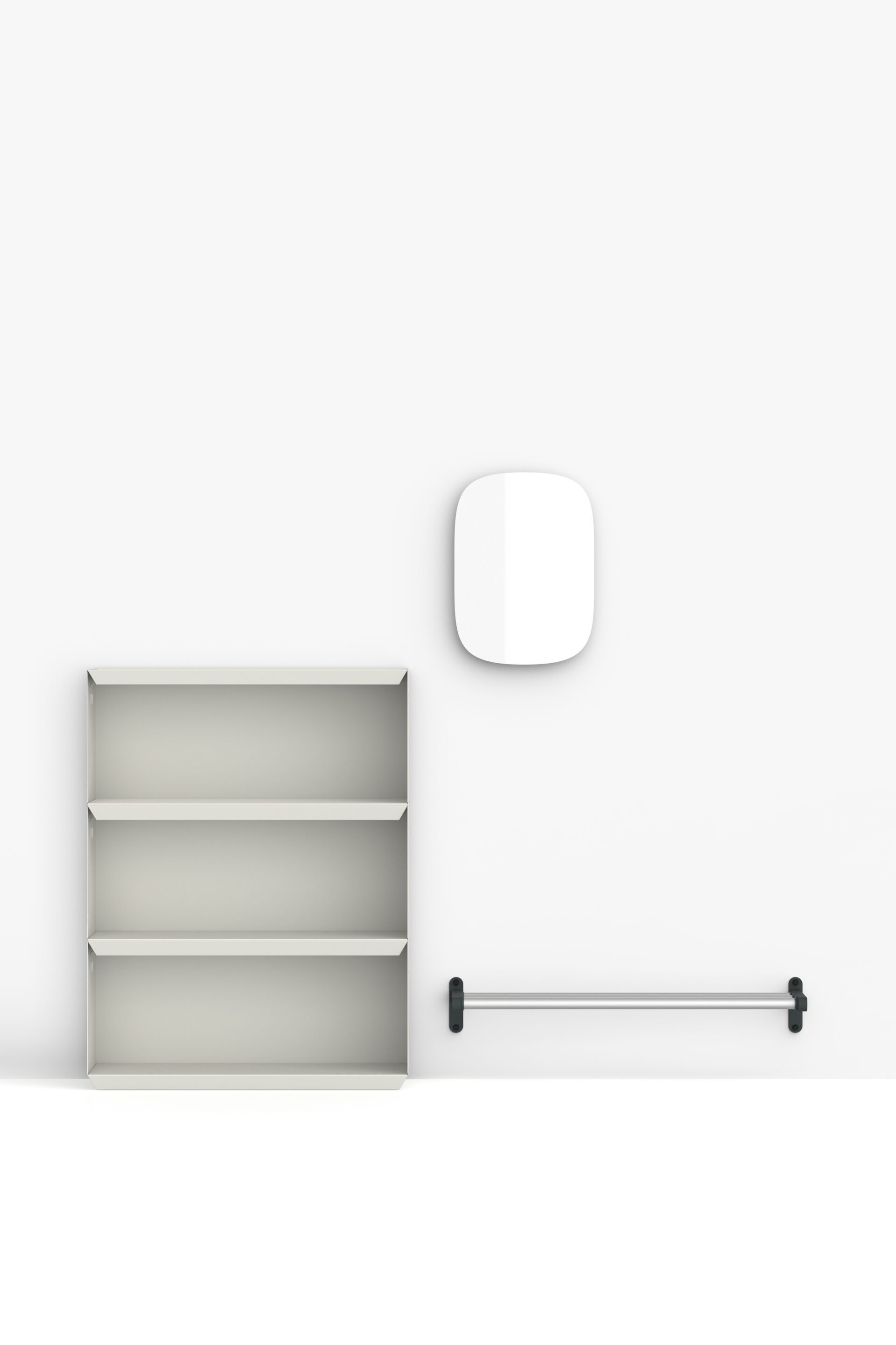 Порошковое покрытие стальной подвесной шкаф для обуви FUNCTIONALS Tertio ARCH-00077014 - Вид №4