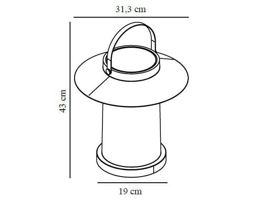 Напольный напольный светильник солнечной энергии Сид Nordlux TEMPLE TO-GO 35 ARCH-00143917 - Вид №2