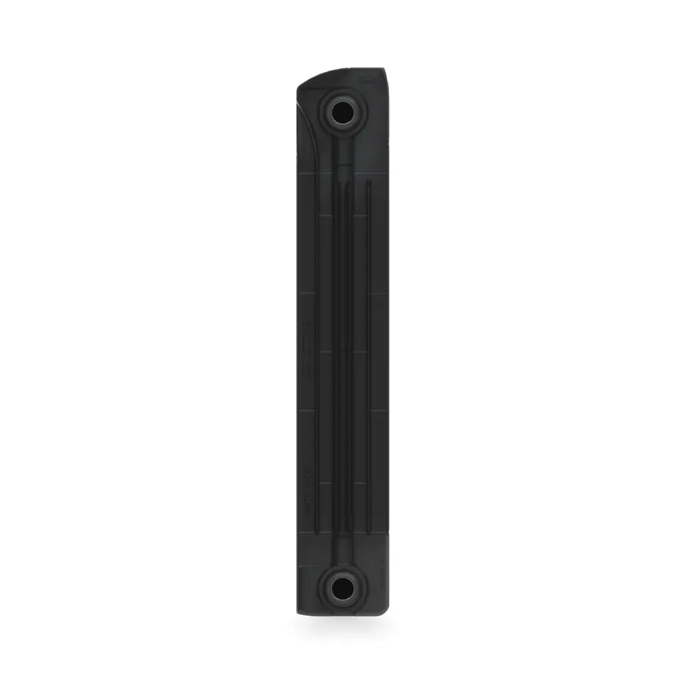 Радиатор секционный Rifar Monolit M50010RAL9005 500/100 10 секций боковое подключение биметалл черный STLM-2185936 - Вид №2