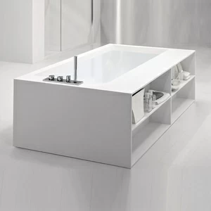 Ванна пристенная BIBLIO63-3 Antonio Lupi BIBLIO L=190 см