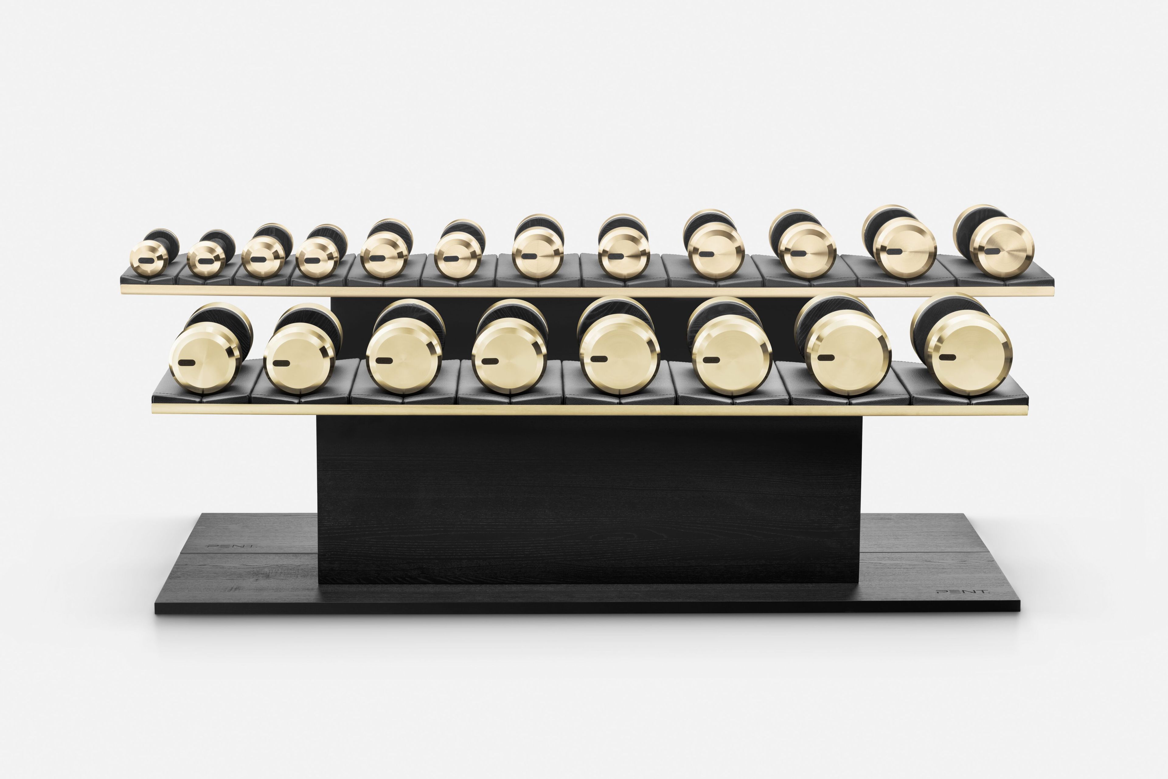 Набор гантелей из нержавеющей стали и дерева PENT Colmia ARCH-00105165 - Вид №2