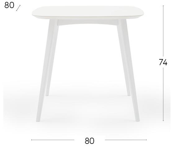 Billiani Квадратный деревянный стол Doll 752 - Вид №2