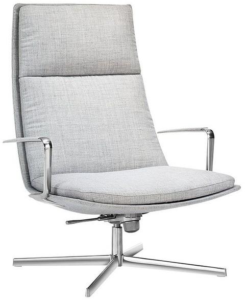 arper Мягкое кресло на 4 спицы с подлокотниками Catifa 70 3300ci - Вид №1