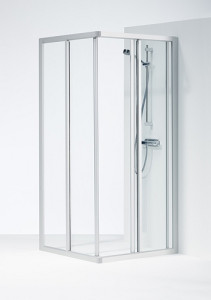 609581 IFO Душевая перегородка SVH NK, алюминиевый профиль, прозрачное стекло, SVH NK 900 x 700
