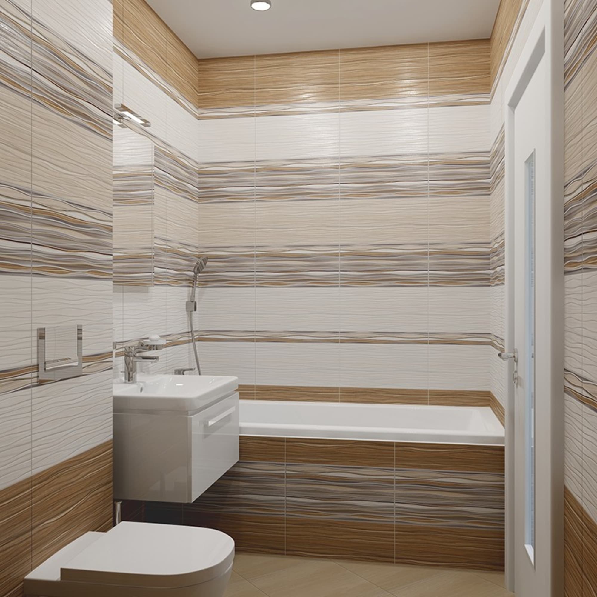 16295464 Бордюр « БД53ПЛ406» 50х6.7 см цвет коричневый Плессо Santreyd  - Вид №3