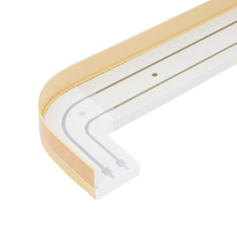 Santreyd Флора: двухрядный потолочный карниз с орнаментом, 3 м 83325290 STLM-0040475 - Вид №2