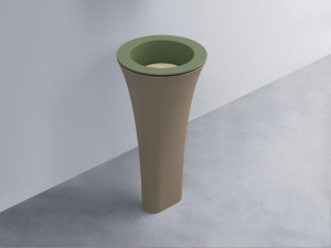 AMLA45-AG+AMPILT-LN+AMCOLT-AN Раковина Amedeo Tondo отдельностоящая cielo Enjoy + Amedeo