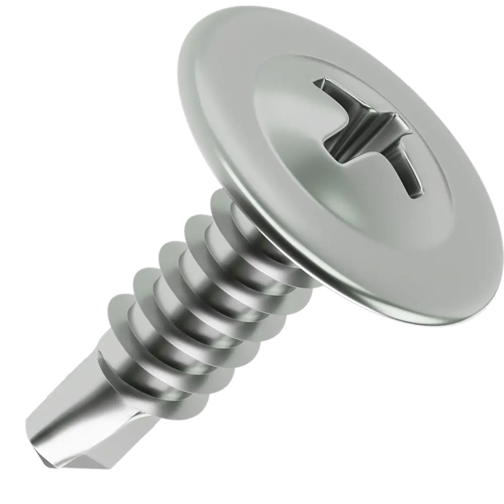 Саморезы по металлу Standers с пресс-шайбой со сверлом оцинкованные 4.2x25 800 шт STLM-2016159