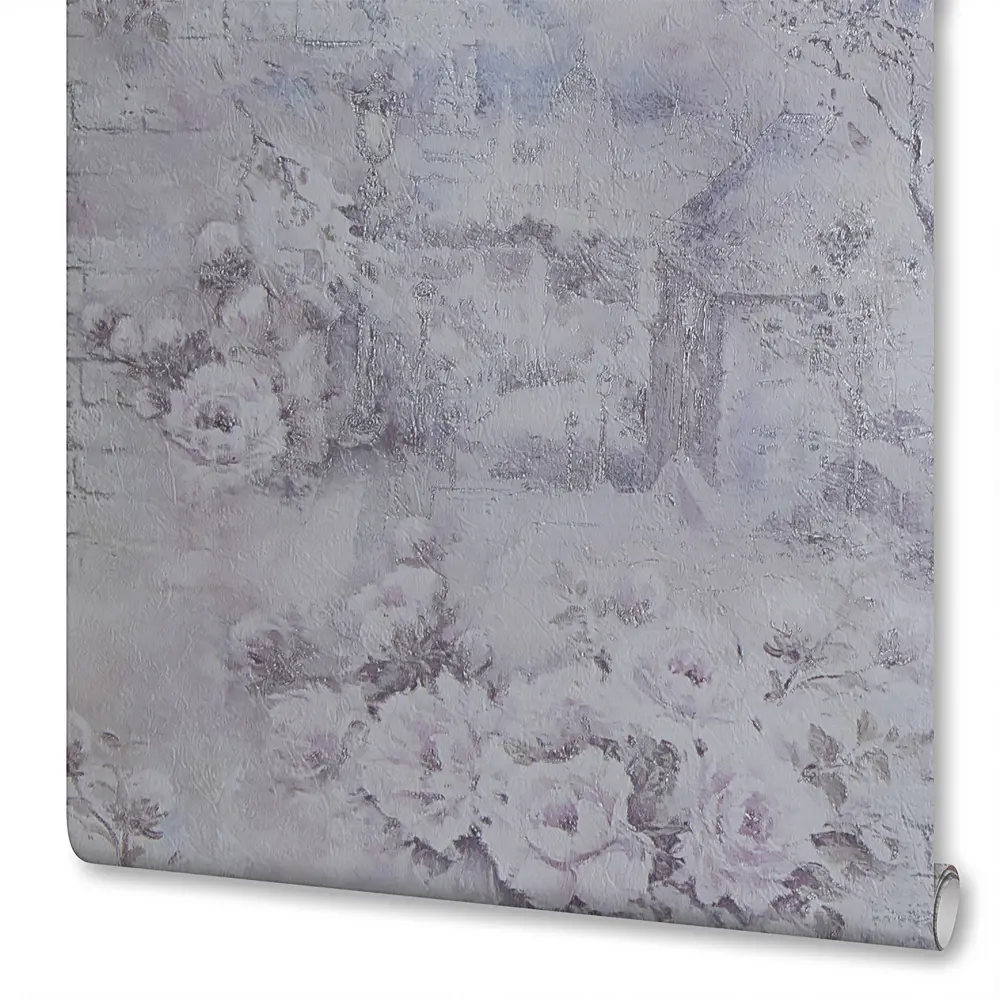 Московская обойная фабрика Азалия - серые бумажные обои с перламутровым рельефом 81951658 STLM-0821042