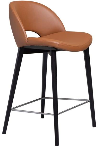 Tonin Casa Кожаный табурет на деревянной основе Beetle sun-id-1484447 - Вид №1