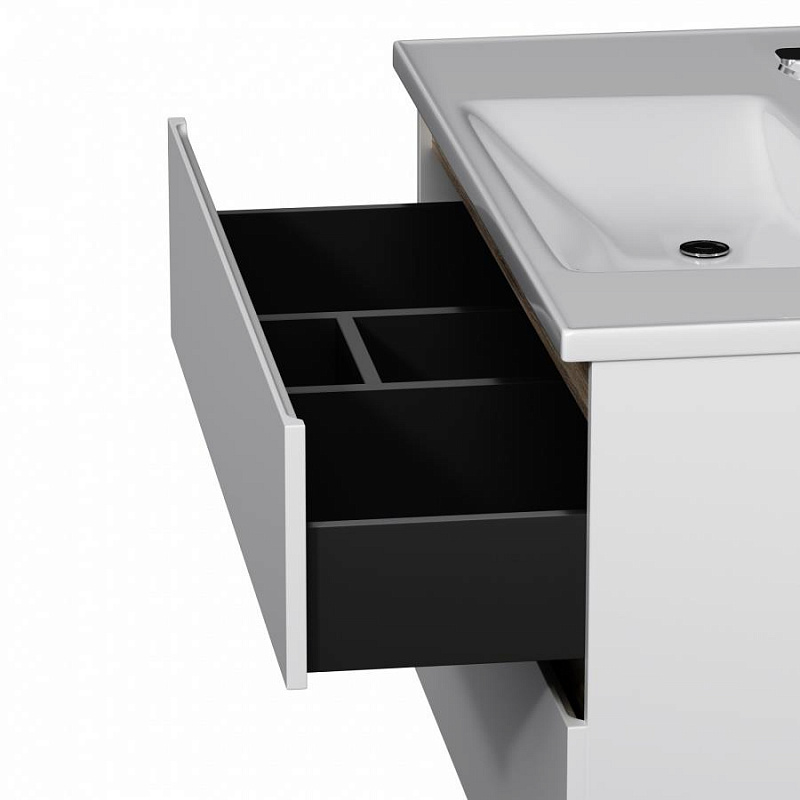 M85AFHX1002WG База под раковину подвесная 100 см 2 ящика белый глянец AM.PM X-Joy  - Вид №3