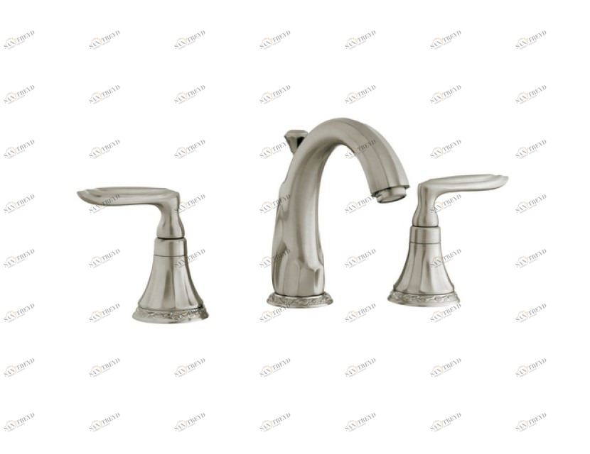 058001.000.00 Набор для раковины с тремя отверстиями Золото 24К Mestre Adriatica