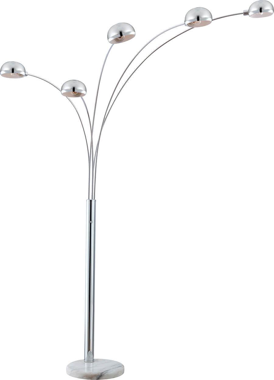 Торшер с диммером 198х120 см хром Ivo 58228 GLOBO IVO 00-3889283 Хром Ceramica Globo  - Вид №1