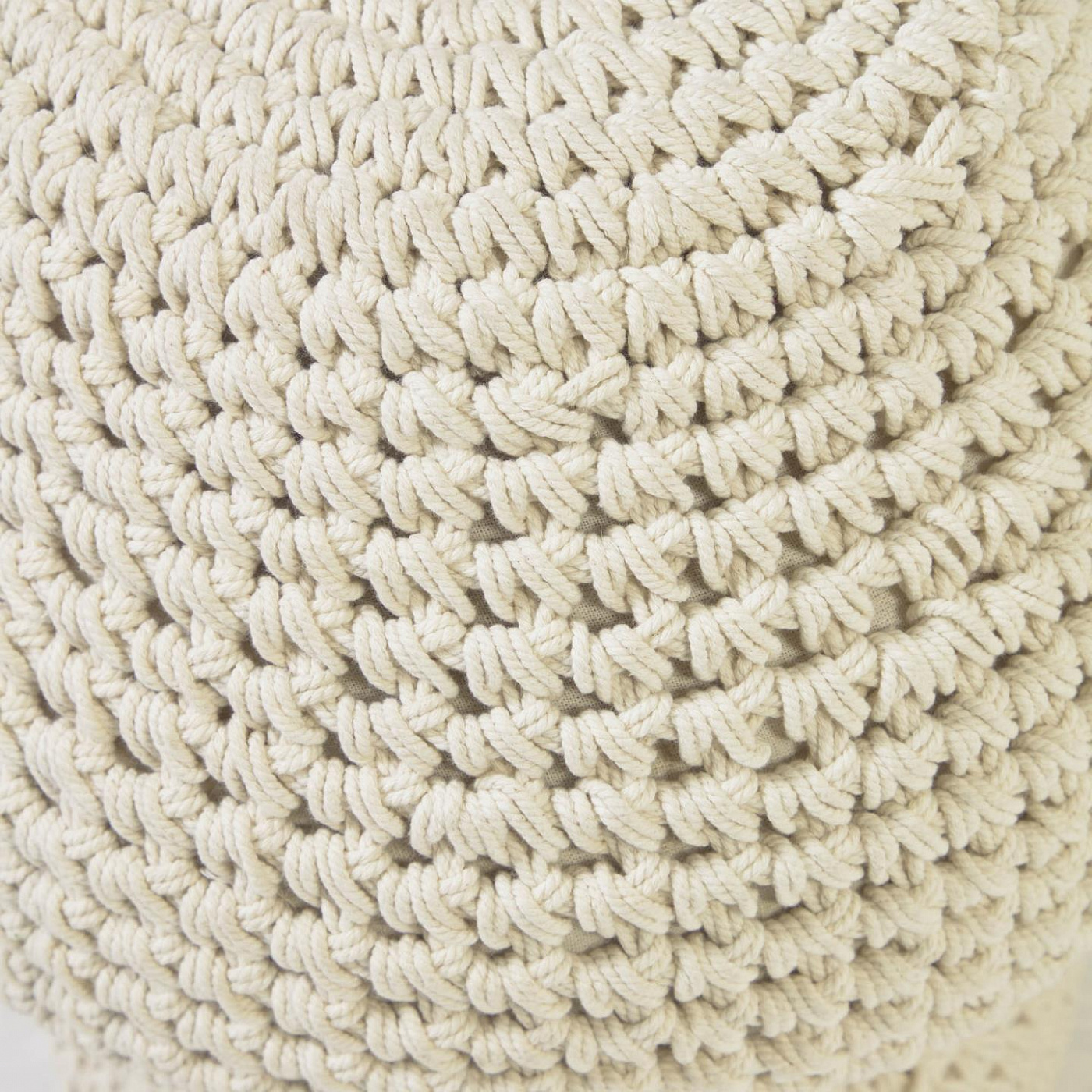 108444 Пуф в форме гриба белый Ø 30 см La Forma Enrica  - Вид №1