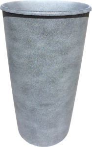 1200-28 Горшок д. цветов Le cone d=35 41Л(18л) Графит Цветочная коллекция