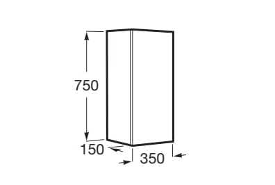 Деревянный подвесной шкаф для ванной комнаты Roca Экстра ARCH-00002447 - Вид №8