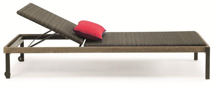 Ethimo Садовая кушетка с откидной спинкой из ethimo etwick® Allaperto Aale00fc0 - Вид №3