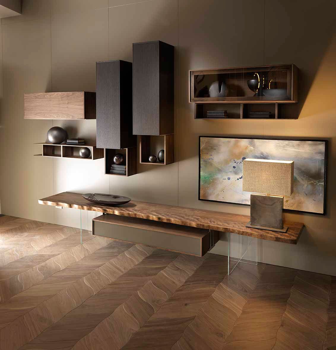 Секционная оборудованная стена Arte Brotto ARCH-00067389 - Вид №1