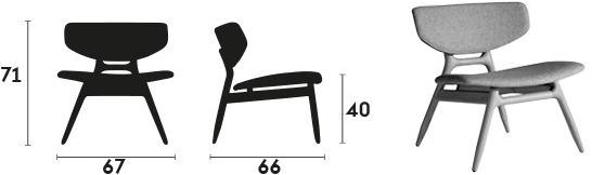 Capdell Мягкое штабелируемое кресло из ткани Eco sun-id-1385428 - Вид №6