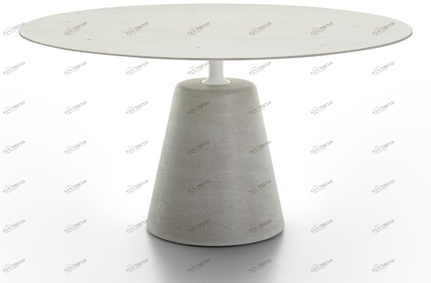 MDF Italia Круглый бетонный стол sun-id-1375717