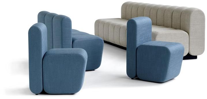 Blå Station Модульная скамья из ткани Bob Bla Station sun-id-1405960 - Вид №5