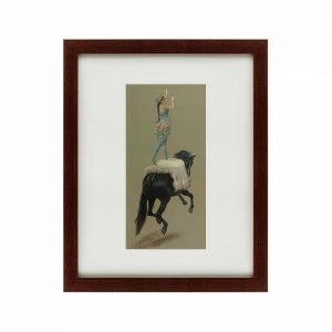 Картина в раме 52х42 см Le cirque molier №2, 1880 КАРТИНЫ В КВАРТИРУ  135694 Бежевый;коричневый