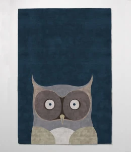 Ковер детский Owl 140х200 синий RUGBERRY  326127 Синий