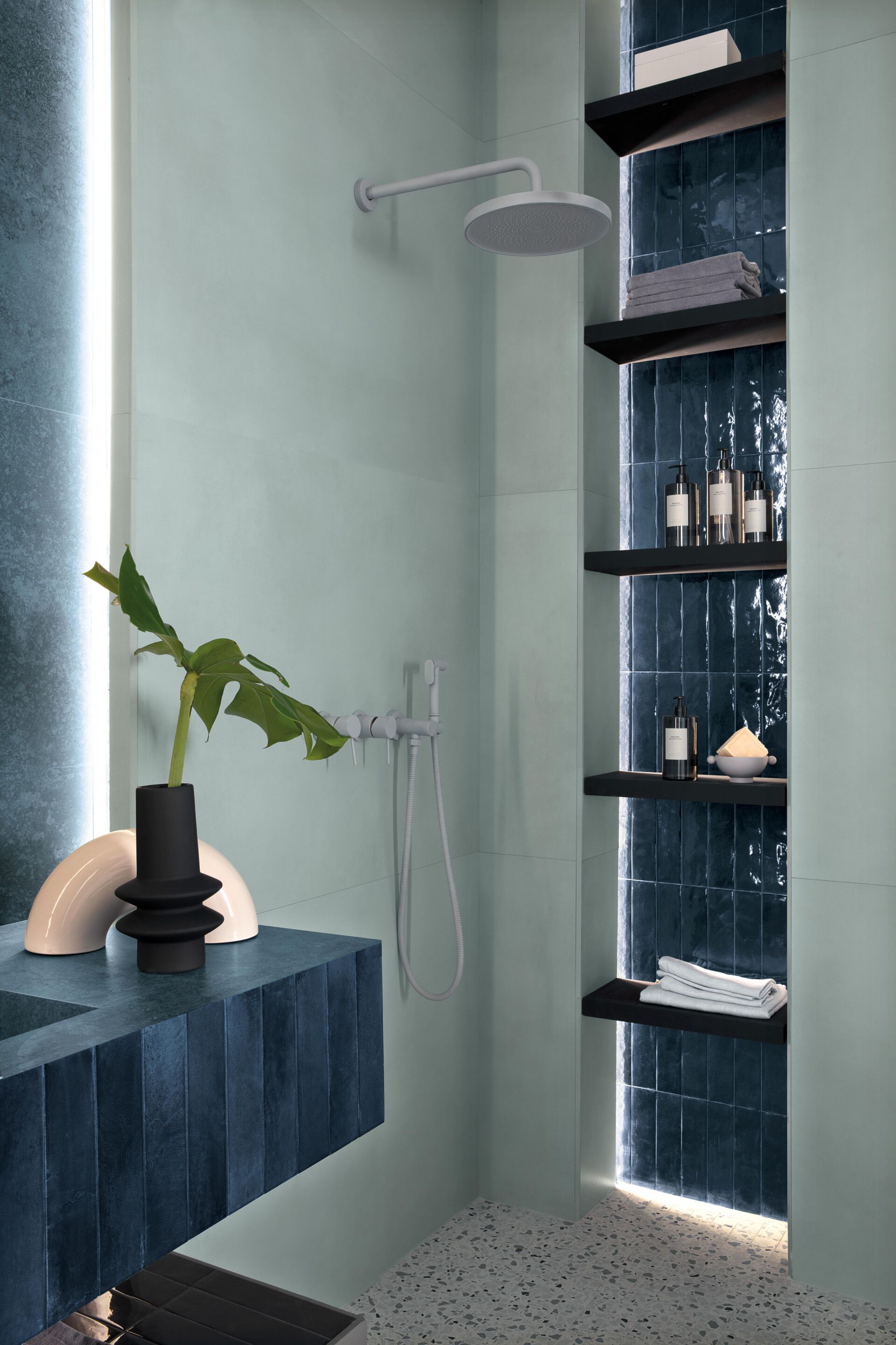 Белая паста с эффектом цемента и декоративная коробка FAP ceramiche Color &gt ARCH-00082087 - Вид №4